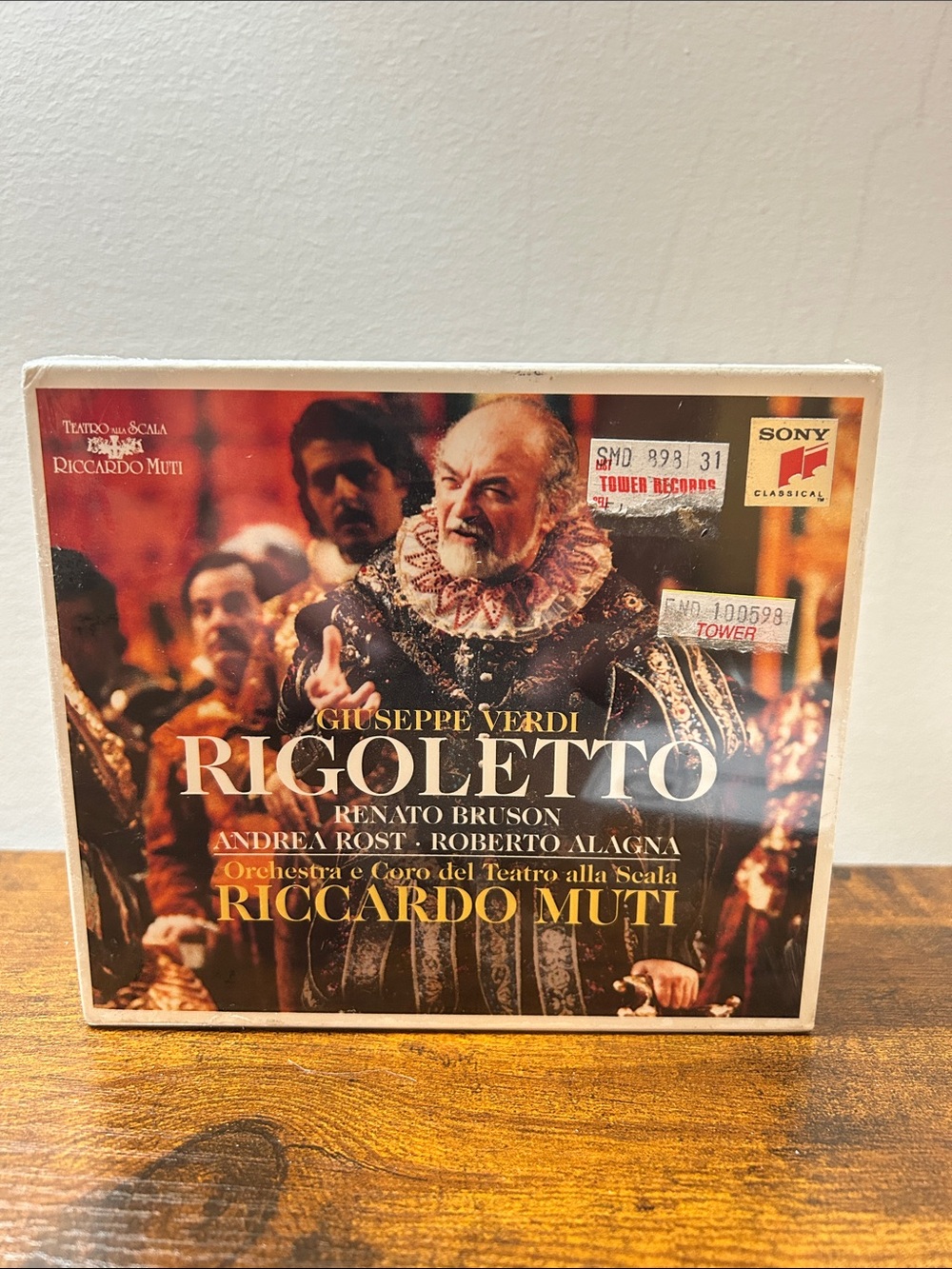 VERDI 2 NM CD'S RIGOLETTO RICCARDO MUTI BRUSON ROST ALAGNA SCALA MILAN SONY 1995